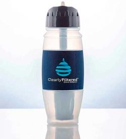 28oz athlete clearly filtered water bottle