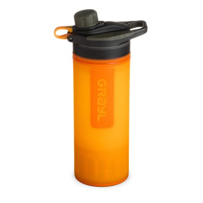 visibility orange geopress filter water purifier bottle