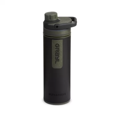 Grayl UltraPress purifier water bottle camp black
