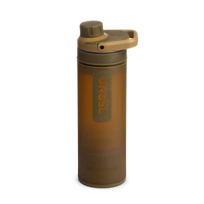 Grayl UltraPress purifier water bottle coyote brown