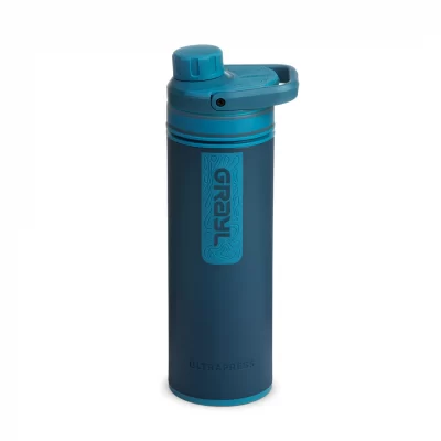 Grayl UltraPress purifier water bottle forest blue